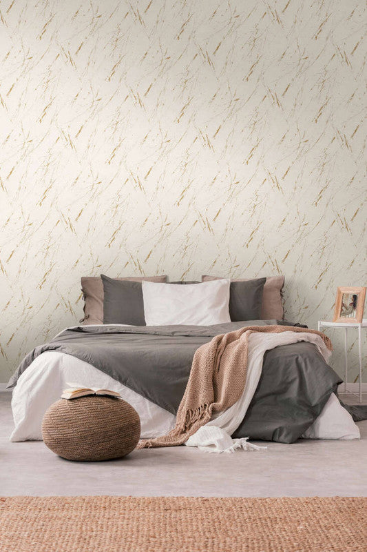 media image for Stone Streak Wallpaper in Beige/Gold 28