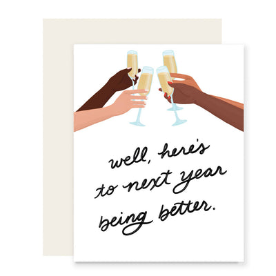 product image of  Well, Heres To Next Year Being Better (Blank Inside) Card 51