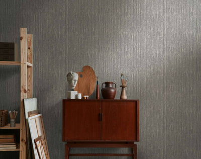 product image for Distressed Wallpaper in Brown/Black 7