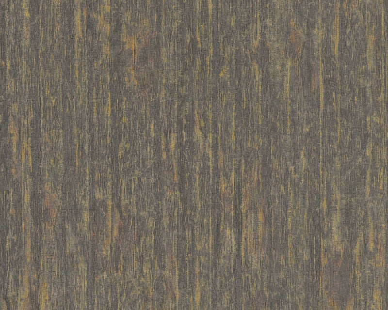 media image for Distressed Wallpaper in Brown/Metallic 250