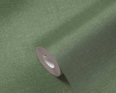 product image for Textile-Look Light Texture Wallpaper in Green 38