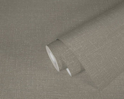 product image for Textile-Look Light Texture Wallpaper in Grey/Brown 45