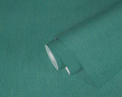 product image for Solid Textile Structure Wallpaper in Blue/Green/Turquoise 75