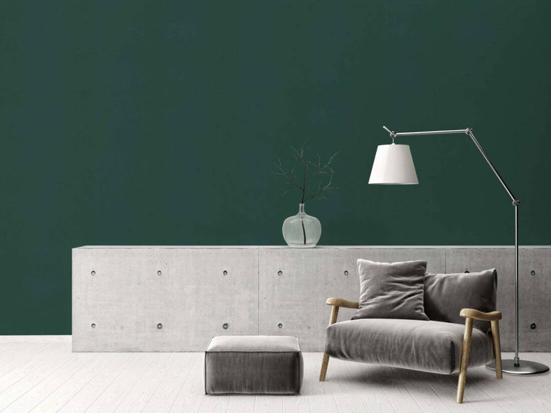 media image for Solid Light Texture Plain Wallpaper in Dark Green 260