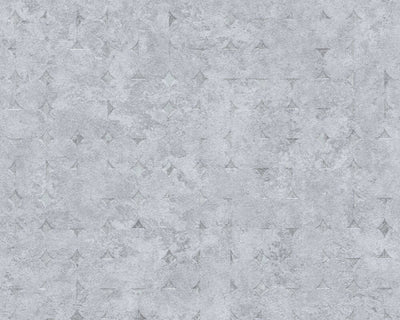 product image for Geo Shapes & Accents Distressed Wallpaper in Grey/Silver/Purple 91