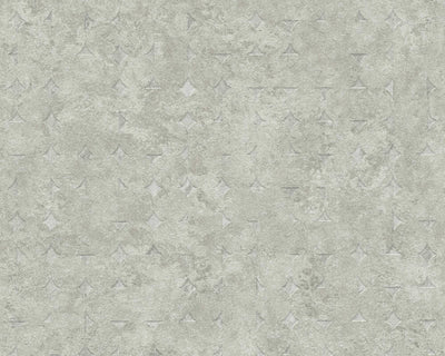 product image for Geo Shapes & Accents Distressed Wallpaper in Cream/Green 98
