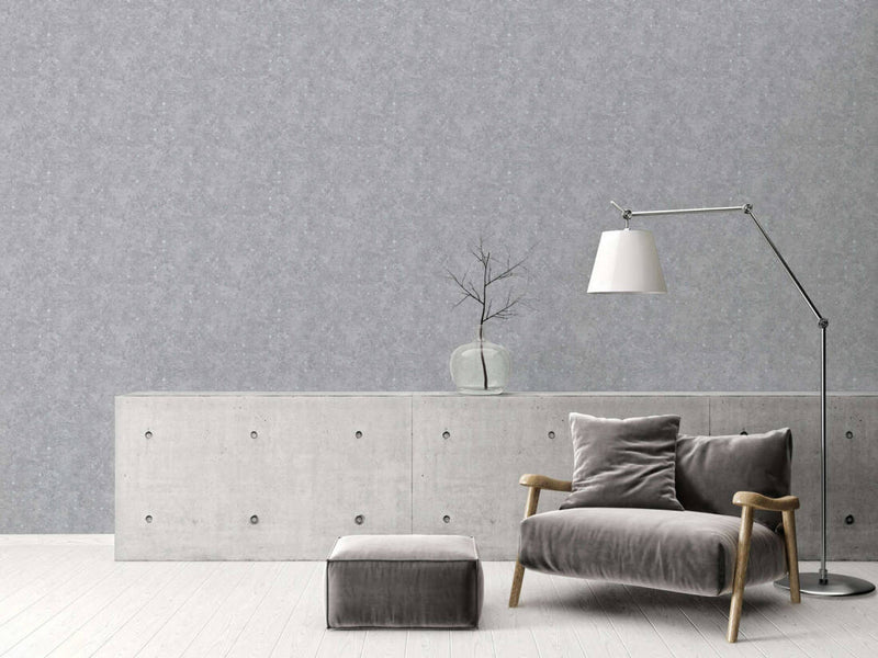 media image for Geo Shapes & Accents Distressed Wallpaper in Grey/Silver 23