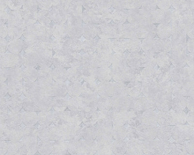 product image for Geo Shapes & Accents Distressed Wallpaper in Light Grey/Silver 72