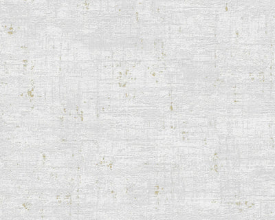 product image of Abstract Plaster-Style Distressed Wallpaper in Grey/Gold/White 587