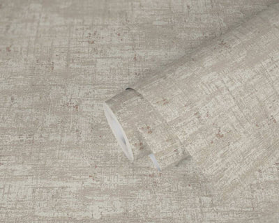 product image for Abstract Plaster-Style Distressed Wallpaper in Beige/Cream/Gold 37