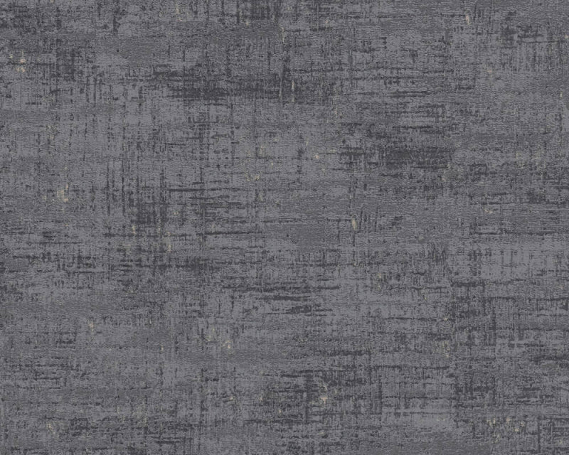 media image for Abstract Plaster-Style Distressed Wallpaper in Black/Gold/Grey 267