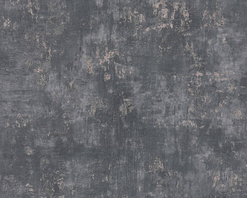 media image for Rust Distressed Wallpaper in Black/Bronze/Grey 215