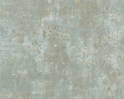 product image for Rust Distressed Wallpaper in Green/Blue/Gold 67