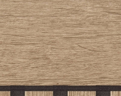product image for Wood Stripe & Solid Wallpaper in Brown/Black 30