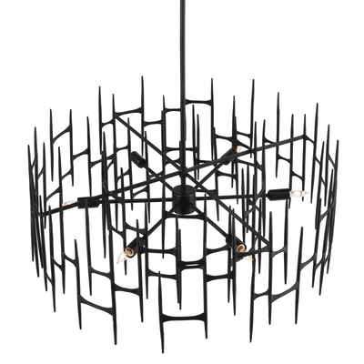 product image for Attingham Black Chandelier By Currey Company Cc 9000 1091 2 83