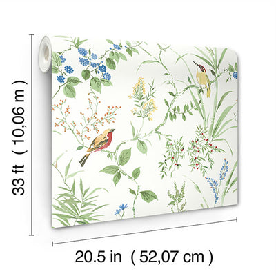 product image for Imperial Garden Green Botanical Wallpaper 47