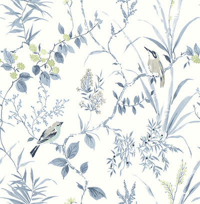 product image of Imperial Garden Blueberry Botanical Wallpaper 54