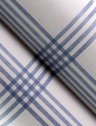 product image for Twain Denim Plaid Wallpaper 71