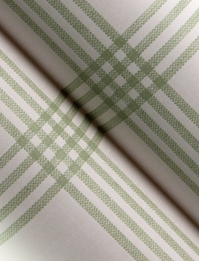 product image for Twain Green Plaid Wallpaper 67