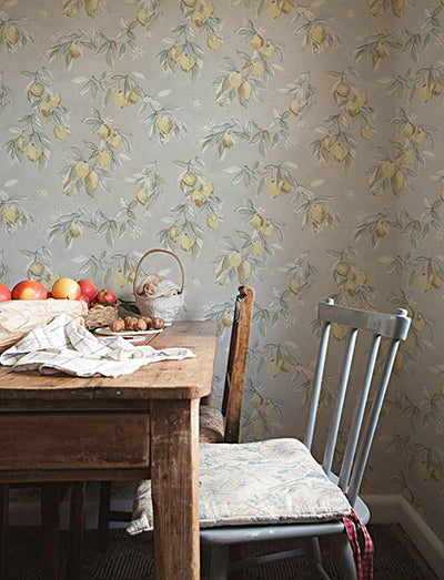 product image for Lemonade Grey Citrus Wallpaper 21