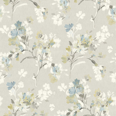 product image of Azalea Light Grey Floral Branches Wallpaper 533