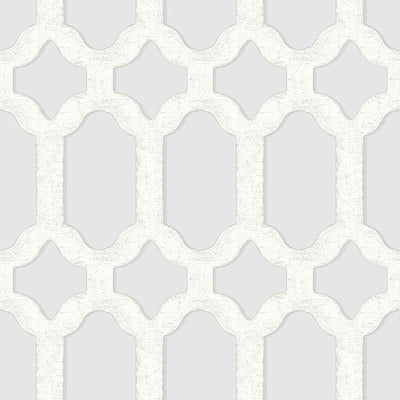 product image of Sample Chervil Sky Blue Trellis Wallpaper 566