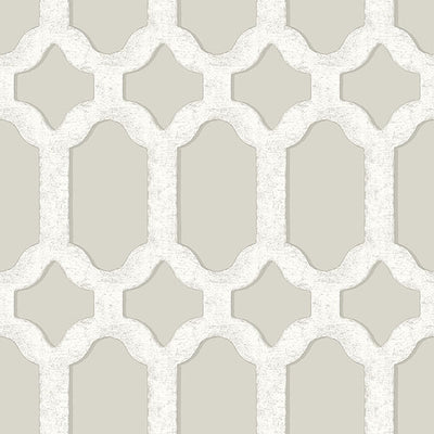 product image for Chervil Light Grey Trellis Wallpaper 60