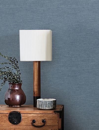 product image for Chambray Denim Fabric Weave Wallpaper 0