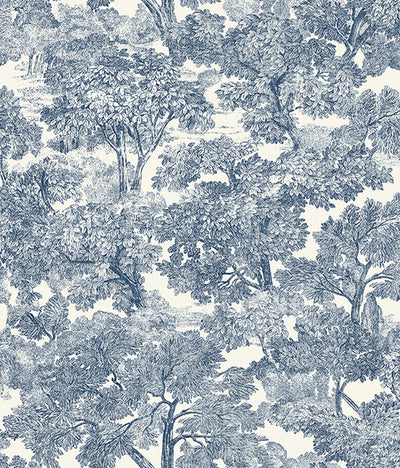 product image of Spinney Blue Toile Wallpaper 599