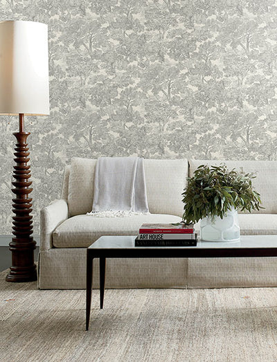 product image for Spinney Grey Toile Wallpaper 65