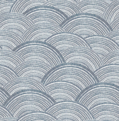 product image of Encircle Indigo Geometric Wallpaper 576