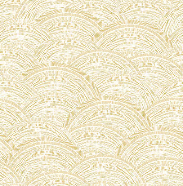 media image for Encircle Yellow Geometric Wallpaper 267