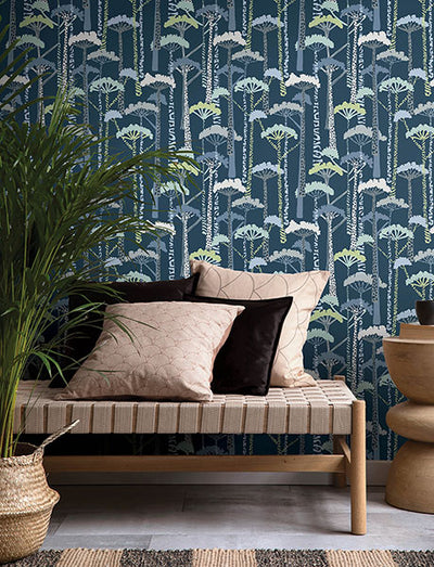 product image for Unify Indigo Forest Wallpaper 38