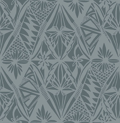 product image for Urbane Denim Blue Diamonds Wallpaper 62