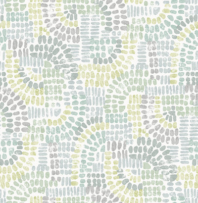 product image of Wanderer Aquamarine Mosiac Wallpaper 536