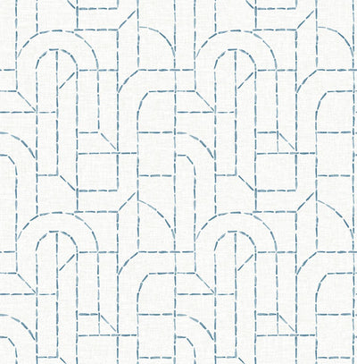 product image for Integrity Blue Arched Outlines Wallpaper 54