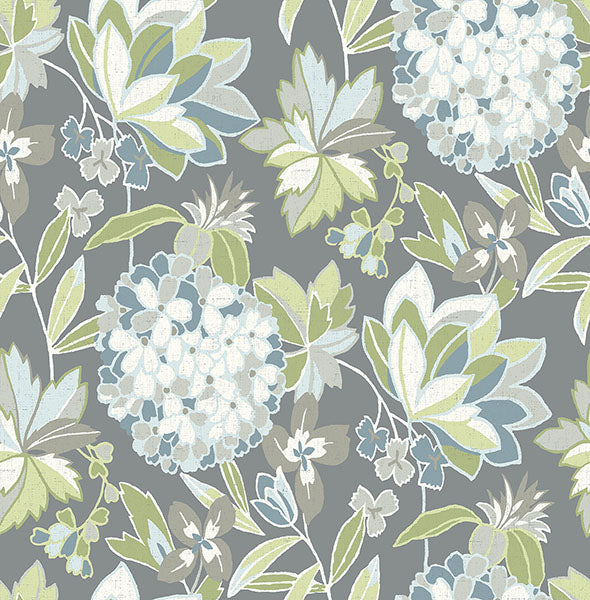 media image for Sample Valdivian Aqua Floral Wallpaper 23