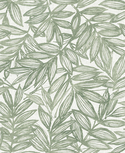 product image for Rhythmic Sage Leaf Wallpaper 52