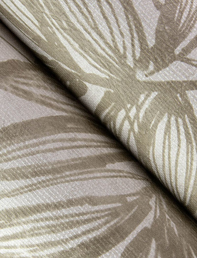 product image for Rhythmic Taupe Leaf Wallpaper 47