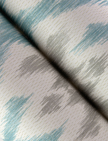 media image for Solola Aqua Ikat Wallpaper 237