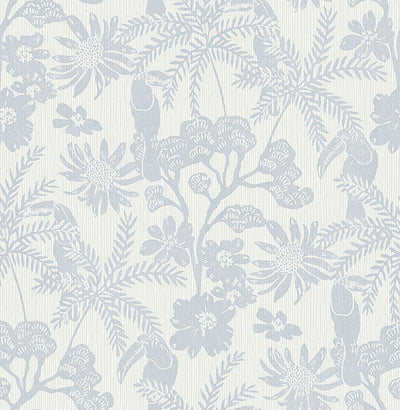 product image for Jacaranda Light Blue Tropical Trail Wallpaper 53