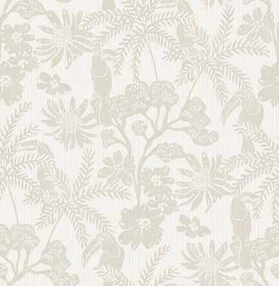 product image of Jacaranda Taupe Tropical Trail Wallpaper 51