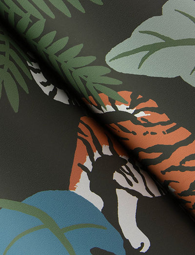 product image for Caspian Grey Jungle Prowl Wallpaper 54