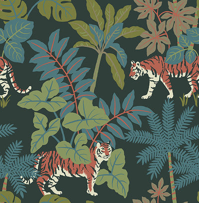 product image for Caspian Evergreen Jungle Prowl Wallpaper 93