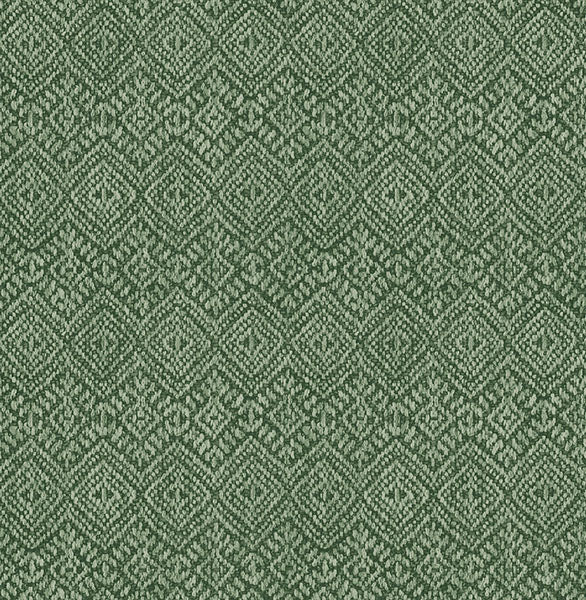 media image for Gallivant Green Woven Geometric Wallpaper 255