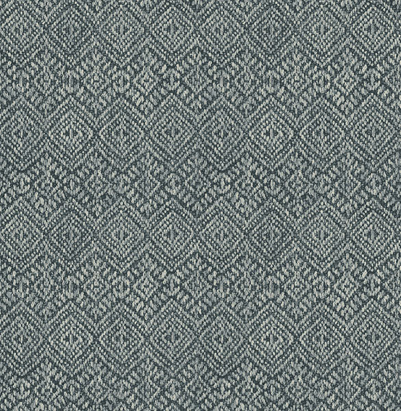 media image for Gallivant Indigo Woven Geometric Wallpaper 27