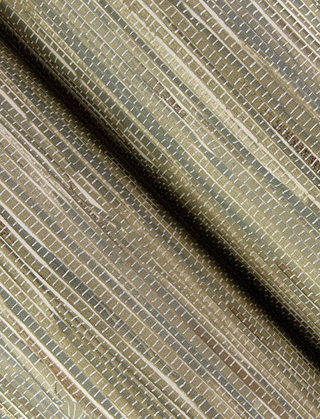 media image for Exhale Olive Woven Faux Grasscloth Wallpaper 216