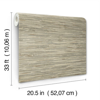 product image for Exhale Olive Woven Faux Grasscloth Wallpaper 66
