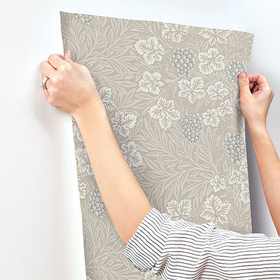 product image for Vine Light Grey Woodland Fruits Wallpaper 40