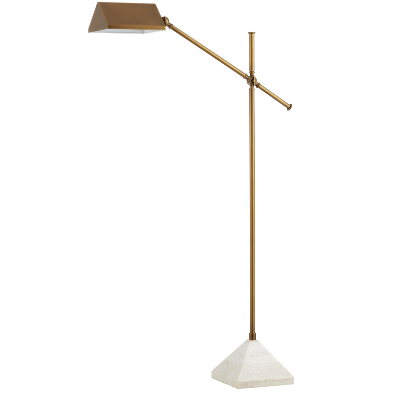 media image for Repertoire Brass Floor Lamp By Currey Company Cc 8000 0134 2 255